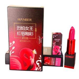 Hanber Lipstick With Metal Body & Magnetic Cap