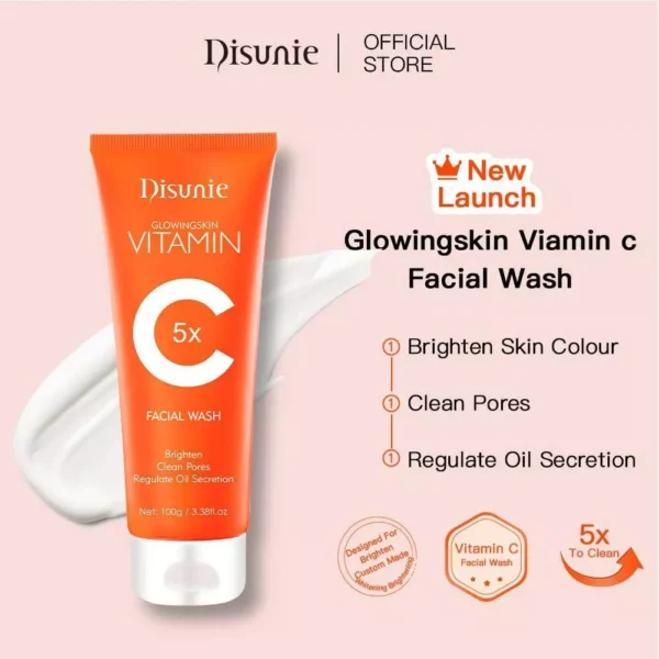 Disunie Vc Facial Wash Cleanser Oil Control