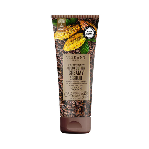 Vibrant Beauty Skin Brightening Cocoa Butter Creamy Scrub