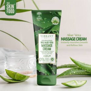 Vibrant Beauty Skin Brightening Aloe Vera Massage Cream